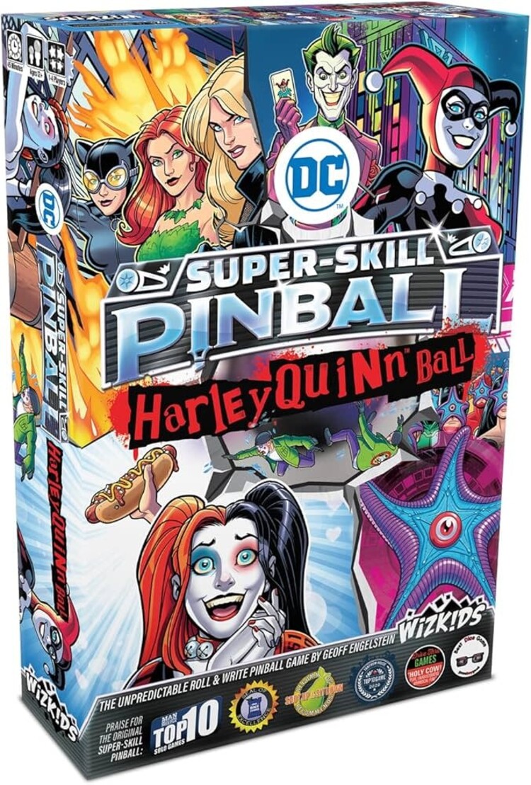WIZKIDS DC SUPER-SKILL PINBALL HARLEY QUINN BALL