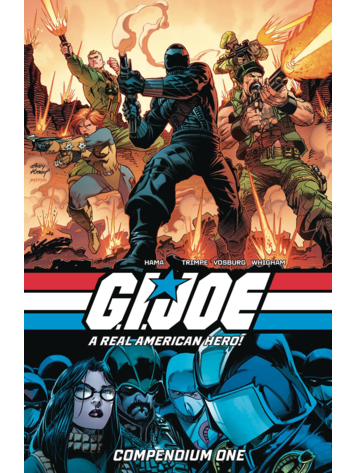 IMAGE COMICS GI JOE A REAL AMERICAN HERO COMPENDIUM TP BOOK 01 BOOK MARKET ANDY KUBERT & BRAD ANDERSON CVR