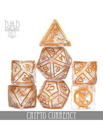 DND DICE CRYPTO CURRENCY RPG DICE SET