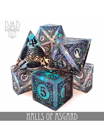 HALLS OF ASGARD HANDMADE RPG DICE SET