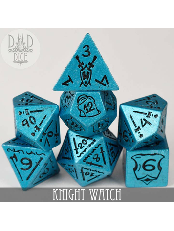 DND DICE KNIGHT WATCH RPG DICE SET