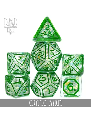 DND DICE CRYPTO FARM RPG DICE SET