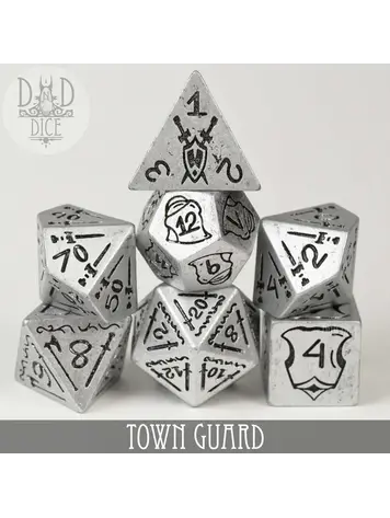 DND DICE TOWN GUARD RPG DICE SET