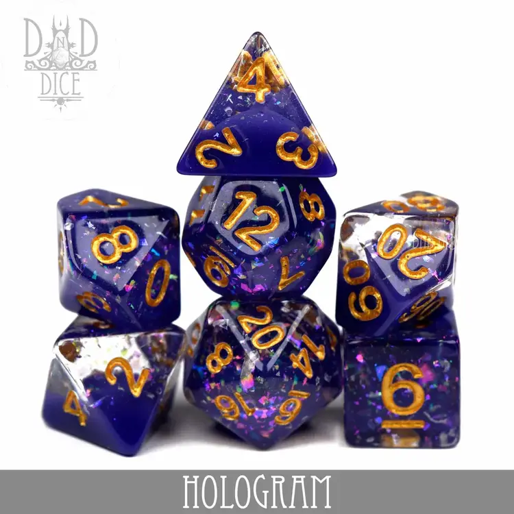 DND DICE HOLOGRAM RPG DICE SET