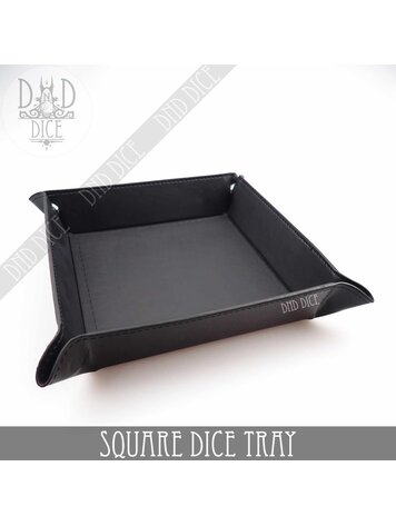 DND DICE SQUARE DICE TRAY - BLACK