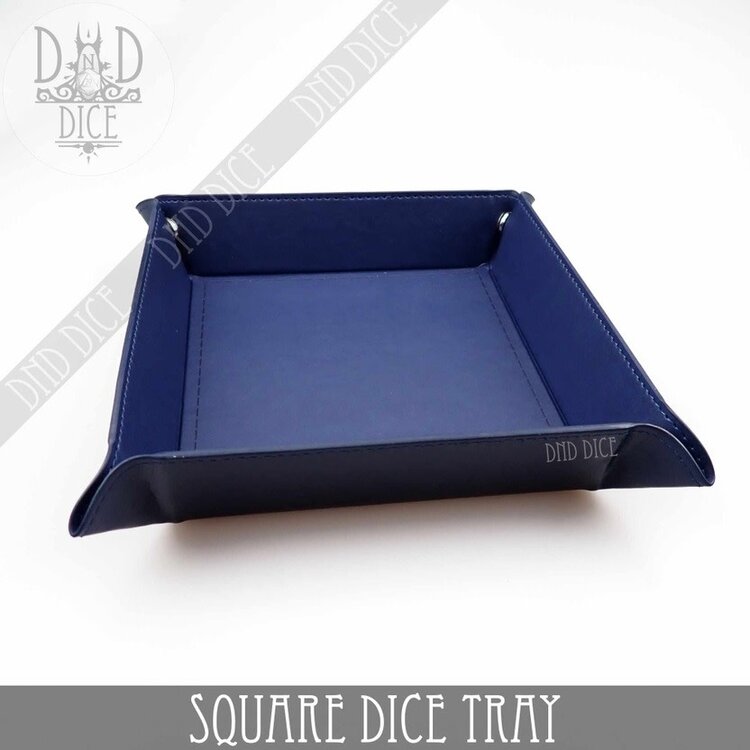 DND DICE SQUARE DICE TRAY - BLUE