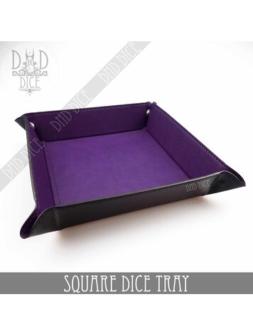 DND DICE SQUARE DICE TRAY - PURPLE