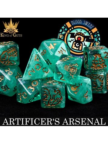 DND DICE ARTIFICER'S ARSENAL - 11 RPG DICE SET
