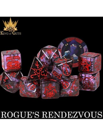 DND DICE ROGUE'S RENDEZVOUS - 11 RPG DICE SET