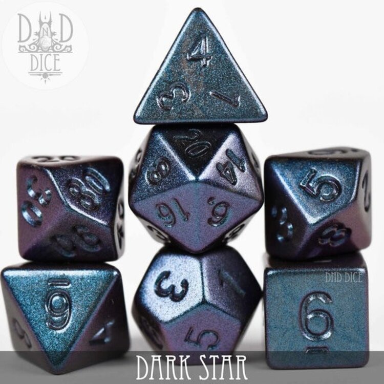 DND DICE DARK STAR DICE SET