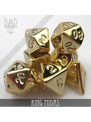 DND DICE KING MIDAS RPG DICE SET
