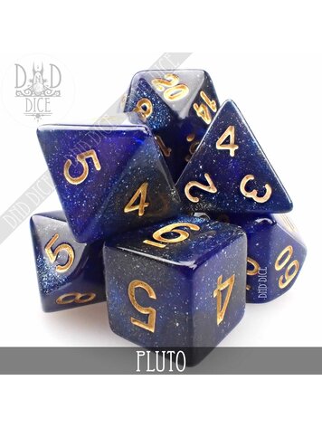 DND DICE PLUTO RPG DICE SET