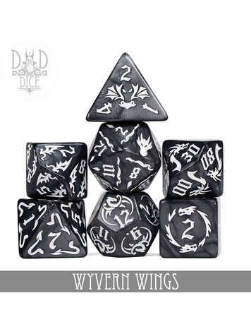 DND DICE WYVERN WINGS RPG DICE SET