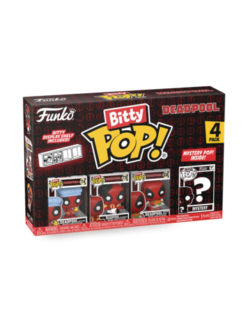 FUNKO BITTY POP DEADPOOL BATHTIME 4PK