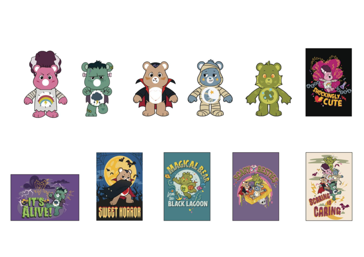 MONOGRAM PRODUCTS CARE BEARS X MONSTERS BMB