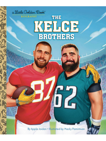 GOLDEN BOOKS KELCE BROTHERS LITTLE GOLDEN BOOK BIOGRAPHY