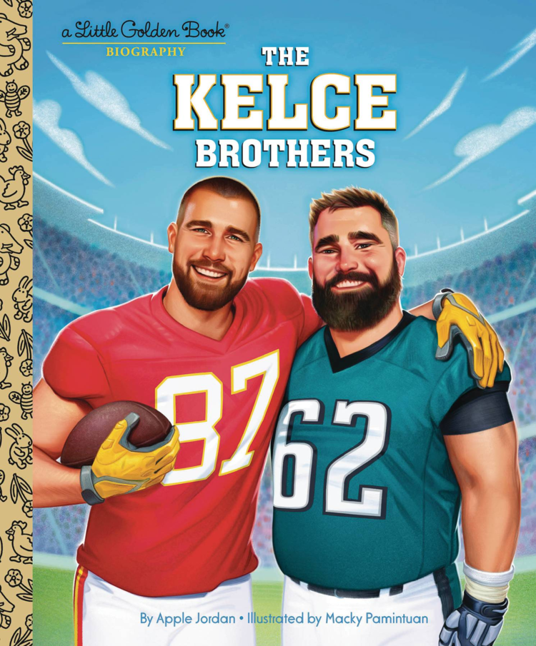 GOLDEN BOOKS KELCE BROTHERS LITTLE GOLDEN BOOK BIOGRAPHY