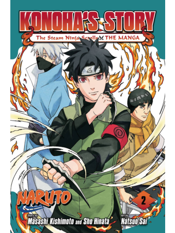 VIZ MEDIA LLC NARUTO KONOHAS STORY STEAM NINJA SCROLLS MANGA GN VOL 02