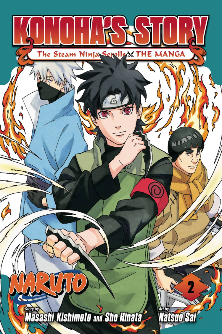 VIZ MEDIA LLC NARUTO KONOHAS STORY STEAM NINJA SCROLLS MANGA GN VOL 02