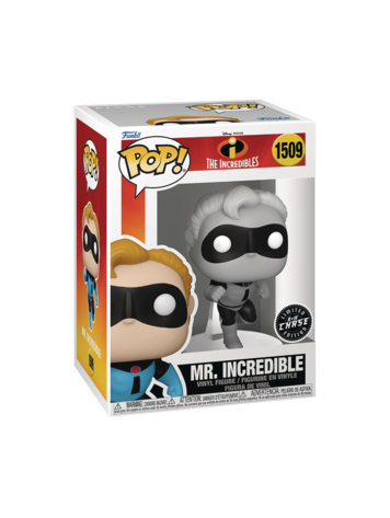 FUNKO POP DISNEY INCREDIBLES 20TH MR INCREDIBLE VIN FIG B&W CHASE