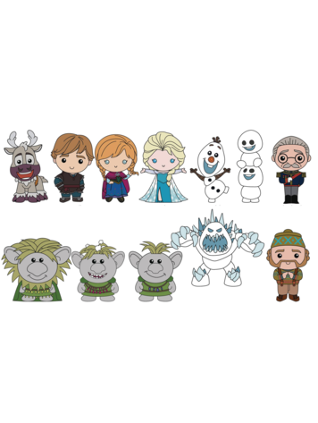 MONOGRAM PRODUCTS FROZEN 10TH YR ANNIVERSARY 3D FOAM BAGCLIP BMB