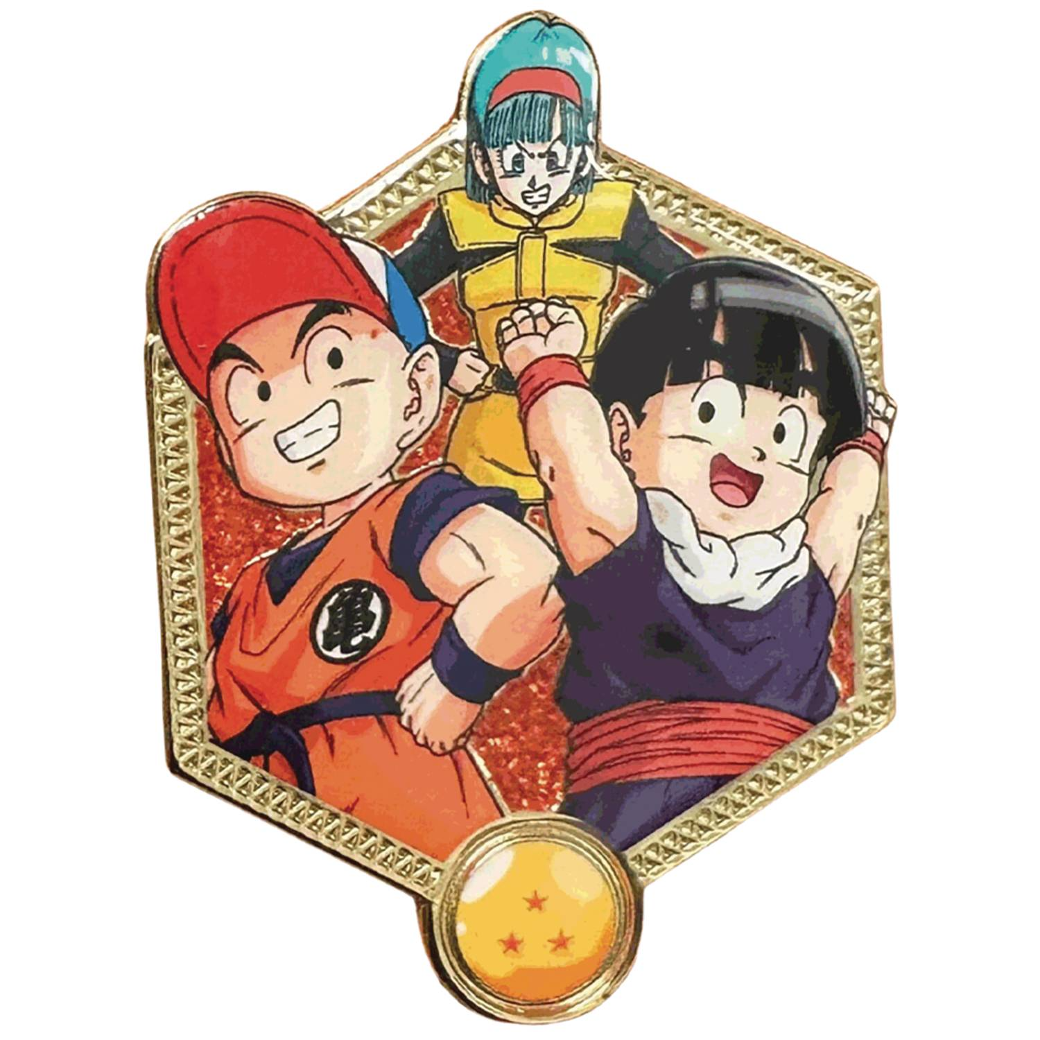 hiro様のピン DRAGONBALL Z GOLDEN SERIES2 KRILLIN GOHAN & BULMA - Illusive Comics
