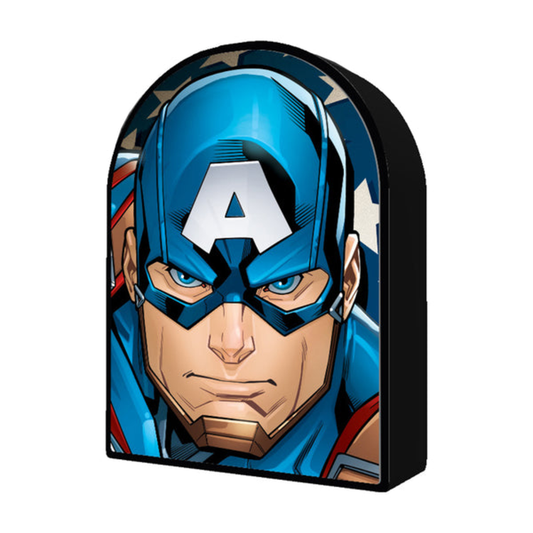MARVEL CAPTAIN AMERICA COLLECTIBLE SHAPED TIN 300PC PUZZLE