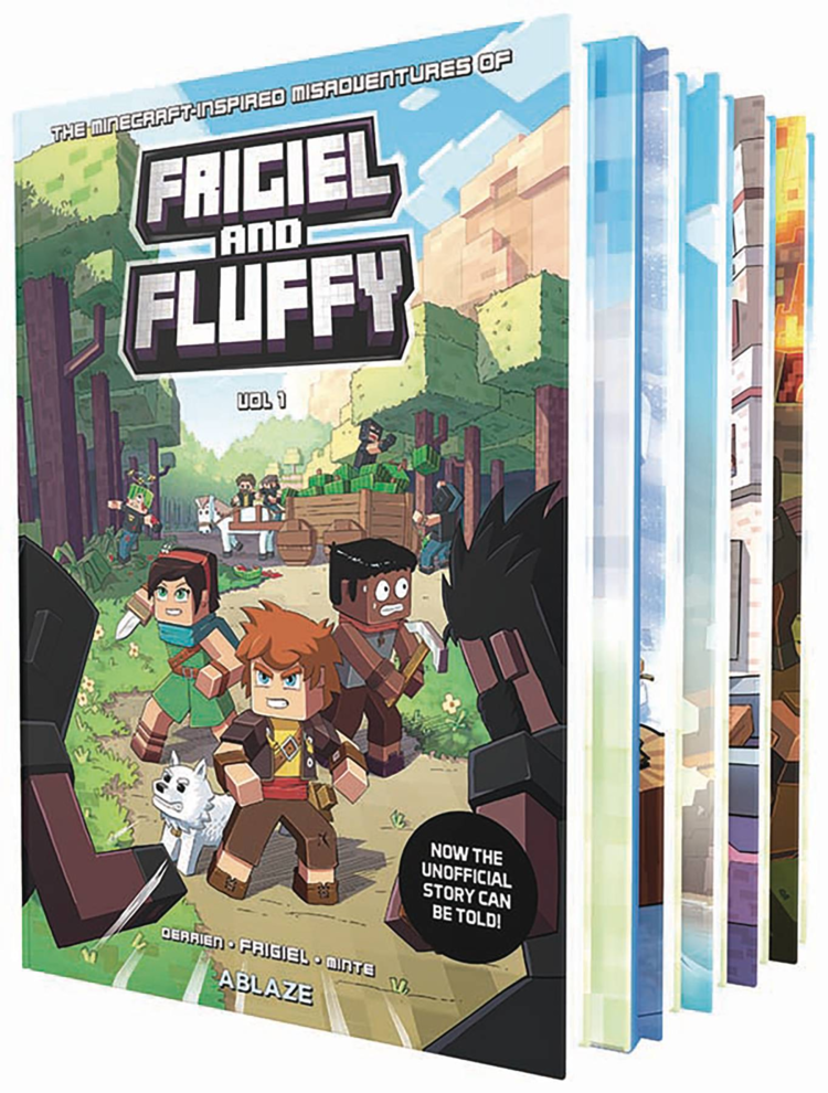 ABLAZE PUBLISHING MINECRAFT MISADV OF FRIGIEL & FLUFFY VOL 1-5 BOX SET