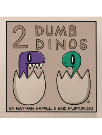 TITAN COMICS 2 DUMB DINOS HC