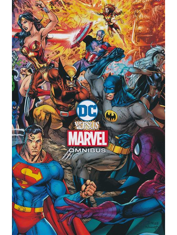 DC COMICS DC VERSUS MARVEL OMNIBUS HC DIRECT MARKET EXCLUSIVE JIM LEE & SCOTT WILLIAMS WRAPAROUND VAR