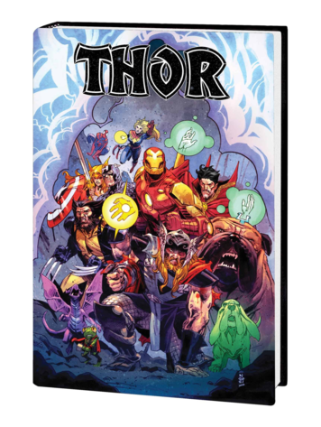 MARVEL COMICS THOR BY CATES & KLEIN OMNIBUS HC NIC KLEIN THOR TEAM-UP COVER [DM ONLY]