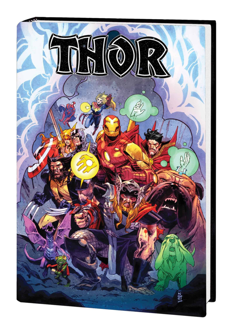 MARVEL COMICS THOR BY CATES & KLEIN OMNIBUS HC NIC KLEIN THOR TEAM-UP COVER [DM ONLY]