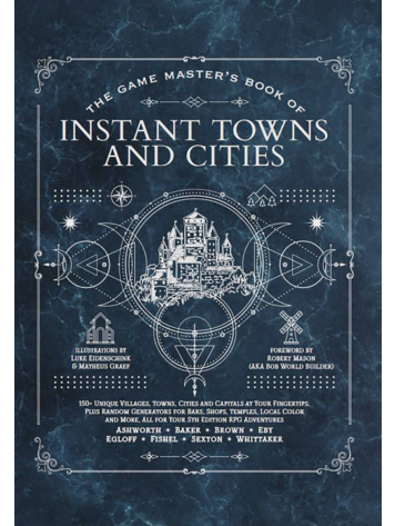 TOPIX MEDIA LAB GAME MASTERS BOOK OF INSTANT TOWNS & CITIES HC