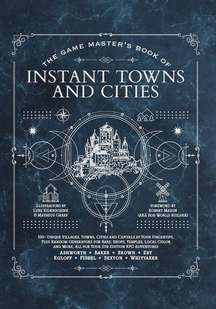 TOPIX MEDIA LAB GAME MASTERS BOOK OF INSTANT TOWNS & CITIES HC
