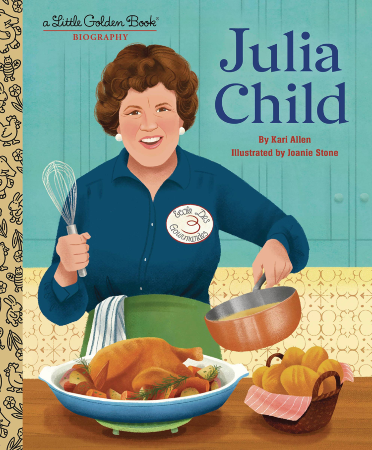 GOLDEN BOOKS JULIA CHILD A LITTLE GOLDEN BOOK BIOGRAPHY