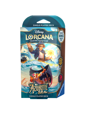 RAVENSBURGER DISNEY LORCANA TCG: AZURITE SEA - STARTER DECK (JIM HAWKINS)