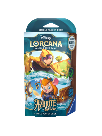 RAVENSBURGER DISNEY LORCANA TCG: AZURITE SEA - STARTER DECK (GO GO TOMAGO)