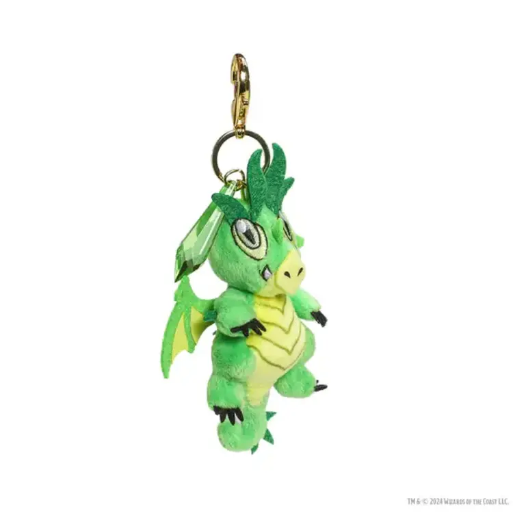 D&D PLUSH CHARMS: GEM WYRMLING 50TH ANNIVERSARY: EMERALD