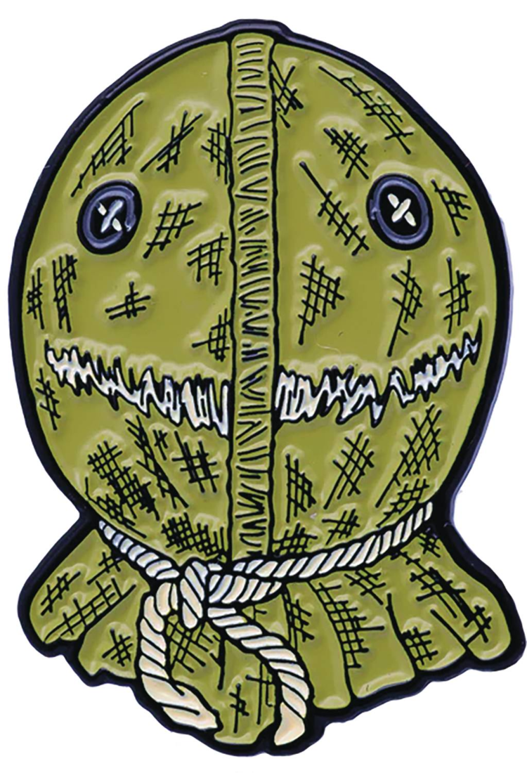 TRICK R TREAT SAM BURLAP ENAMEL PIN