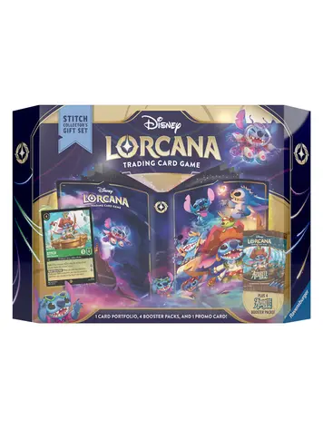 RAVENSBURGER DISNEY LORCANA TCG: AZURITE SEA - COLLECTOR'S GIFT SET, STITCH