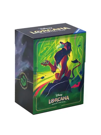 RAVENSBURGER DISNEY LORCANA TCG: AZURITE SEA - DECK BOX, SCAR