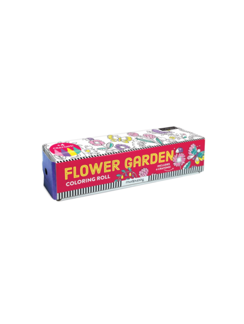 MINI COLORING ROLL - FLOWER GARDEN