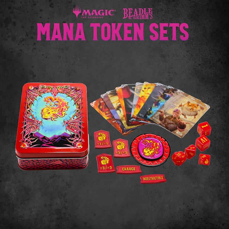 BEADLE & GRIMMS BEADLE AND GRIMM'S: MTG: RED MANA TOKEN SET