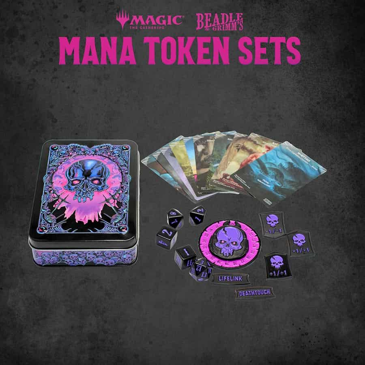 BEADLE & GRIMMS BEADLE AND GRIMM'S: MTG: BLACK MANA TOKEN SET