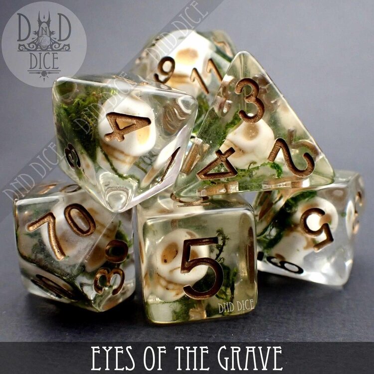 DND DICE EYES OF THE GRAVE RPG DICE SET