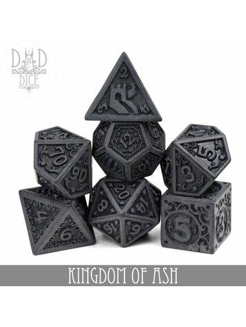 DND DICE KINGDOM OF ASH RPG DICE SET