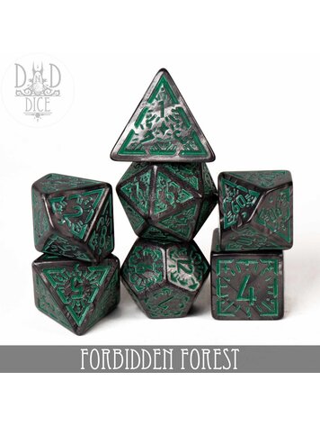 DND DICE FORBIDDEN FOREST RPG DICE SET