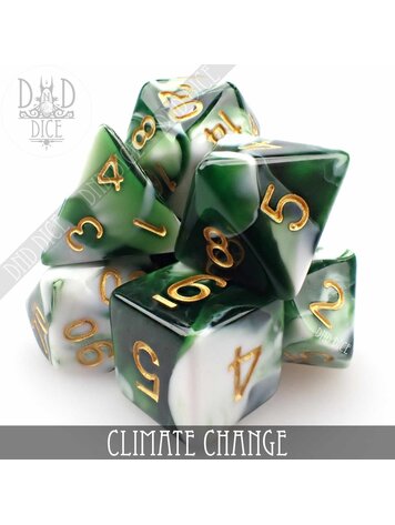 DND DICE CLIMATE CHANGE RPG DICE SET