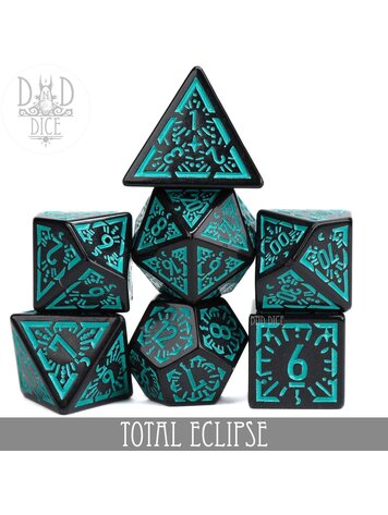 DND DICE TOTAL ECLIPSE RPG DICE SET