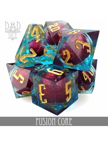 DND DICE FUSION CORE LIQUID CORE RPG DICE SET